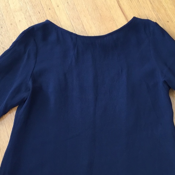 Alter Ego midnight blue 3/4 sleeves dress medium - Picture 1 of 5